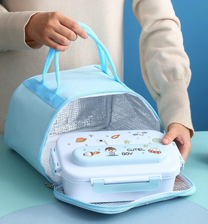 Boîte à lunch isotherme en acier inoxydable Offre Spéciale 2 ou 3 compartiments pour enfants Grands cadeaux