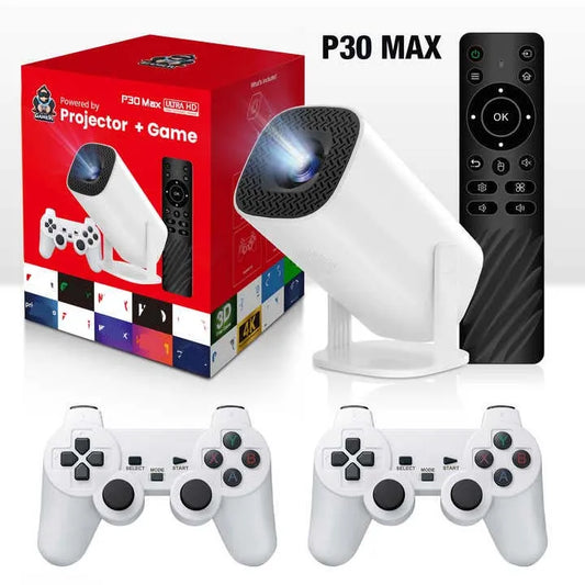 Projecteur sans fil P30max Projecteur Android 11 Projecteur P30 Max Projecteur de cinéma maison portable Projecteur intelligent Expérience de jeu fluide
