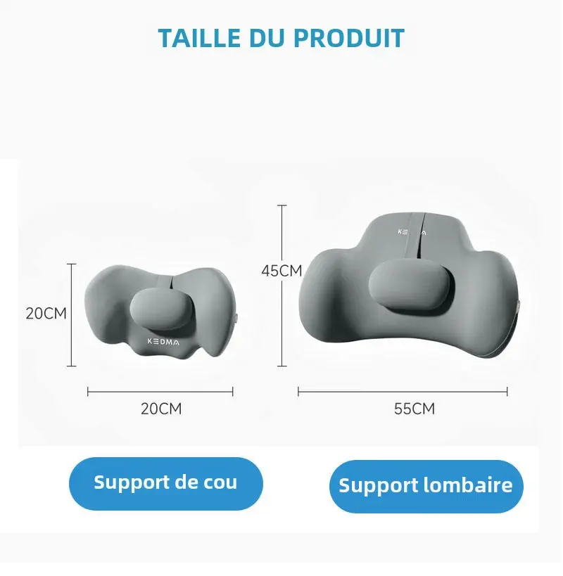 Coussin en mousse à mémoire de forme pour siège de voiture