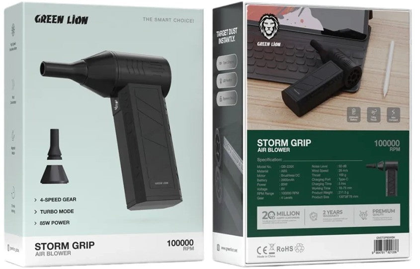 Green Lion Jet Pro Lite Magnetic Nozzle 100000 RPM – Black