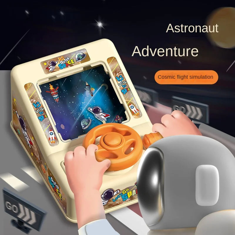 Zhiqu unisexe en plastique course volant voiture Simulation électrique espace volant Puzzle éducatif fête jouets pour enfants PC