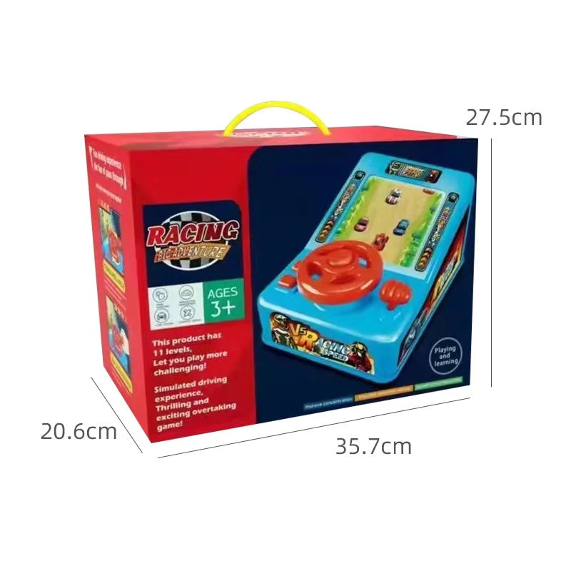 Zhiqu unisexe en plastique course volant voiture Simulation électrique espace volant Puzzle éducatif fête jouets pour enfants PC