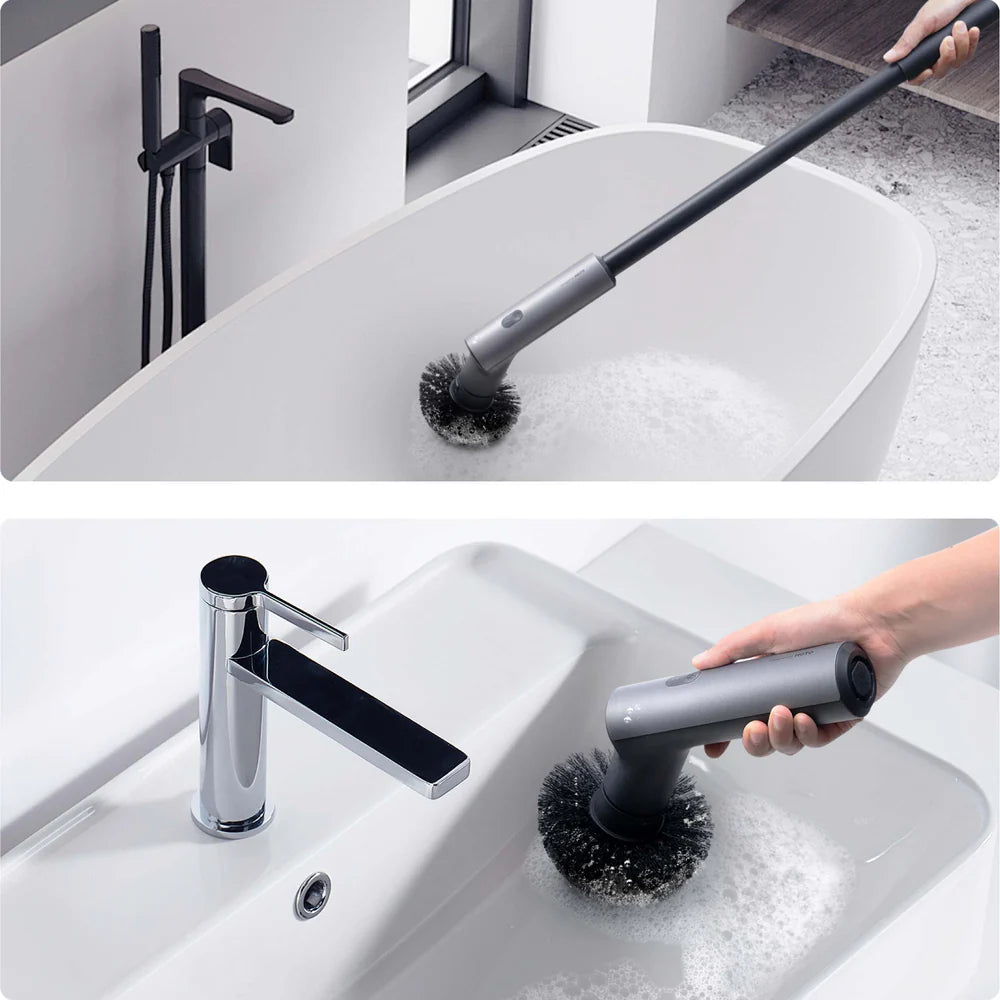 HOTO Replacement Pads and Brushes for Electric Spin Scrubber