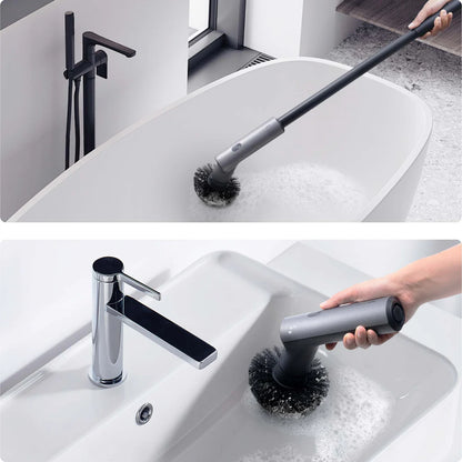 HOTO Replacement Pads and Brushes for Electric Spin Scrubber