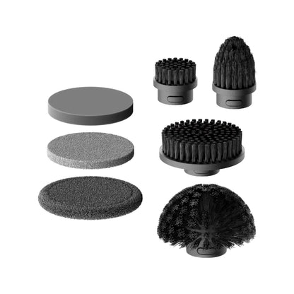 HOTO Replacement Pads and Brushes for Electric Spin Scrubber