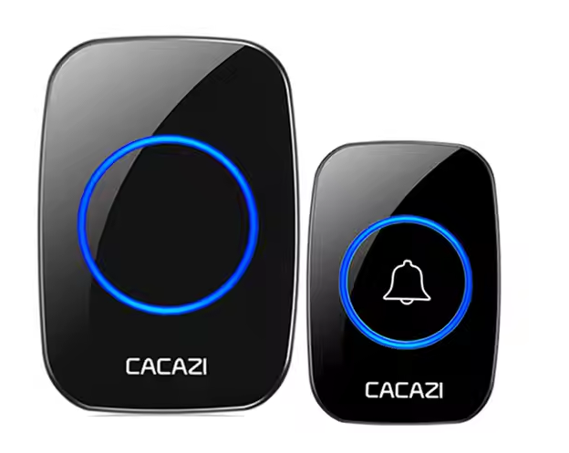 Sonnette intelligente sans fil, carillon, 1/2/3 récepteurs, étanche, 60 sonneries, prise UK/EU/US, pour porte, nouveauté